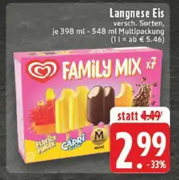 Edeka Langnese Eis Family Mix Angebot