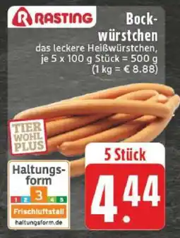 Edeka Rasting Bockwürstchen Angebot