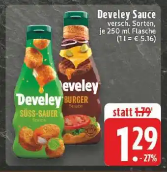 Edeka DEVELEY Sauce Angebot