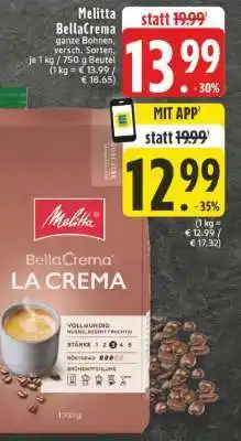 Edeka Melitta BellaCrema Angebot