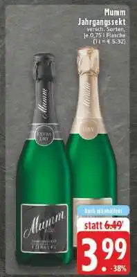 Edeka Mumm Jahrgangssekt Angebot