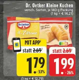 Edeka DR. OETKER Kleine Kuchen Angebot