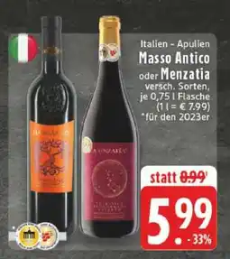 Edeka Masso Antico oder Menzatia Angebot