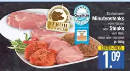 Edeka Strohschwein Minutensteaks Angebot