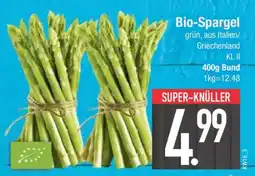 Edeka Bio- Spargel Angebot