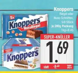 Edeka Knoppers Riegel oder Nuss-Schnitten Angebot