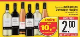 Edeka Deutschland Weingenuss Dornfelder, Riesling Angebot