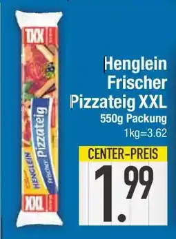 Edeka Henglein Frischer Pizzateig XXL Angebot