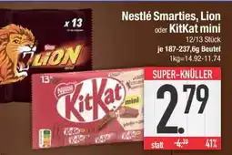 Edeka Nestlé Smarties , Lion oder KitKat Mini Angebot