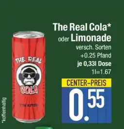 Edeka The Real Cola oder Limonade Angebot