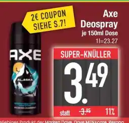 Edeka AXE Deospray Angebot