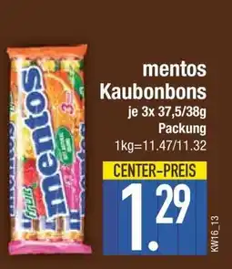Edeka mentos Kaubonbons Angebot