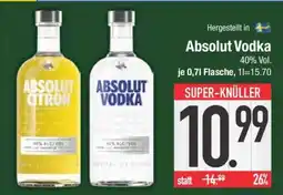 Edeka Absolut Vodka Angebot