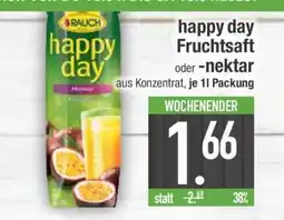 Edeka happy day Fruchtsaft oder -nektar Angebot