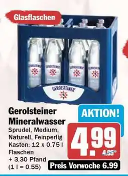 HIT Gerolsteiner Mineralwasser Angebot
