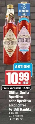 HIT Glitter Spritz Aperitivo oder Aperitivo alkoholfrei by Bill Kaulitz Angebot