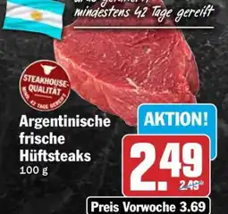 HIT Argentinische frische Hüftsteaks Angebot