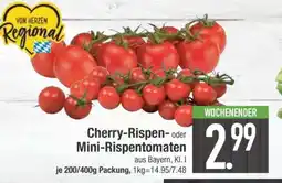 Edeka Cherry-Rispen- oder Mini-Rispentomaten Angebot