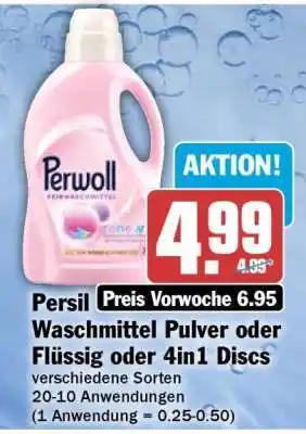 HIT Persil Waschmittel Pulver oder Flüssig oder 4in1 Discs Angebot