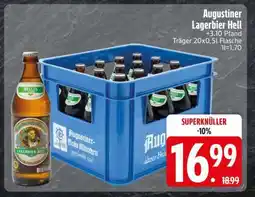 Edeka Augustiner Lagerbier Hell Angebot