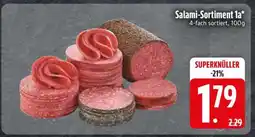 Edeka Salami- Sortiment 1a Angebot