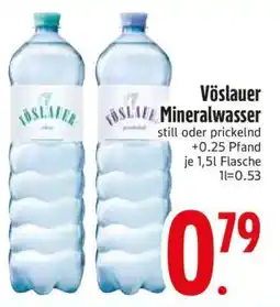 Edeka Vöslauer Mineralwasser Angebot
