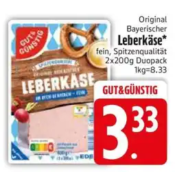 Edeka Original Bayerischer Leberkäse Angebot