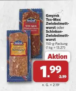 Combi Gmyrek Tex-Mex Zwiebelmettwurst oder Schinken-Zwiebelmettwurst Angebot