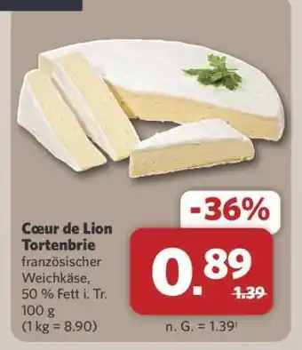 Combi Cœur de Lion Tortenbrie Angebot