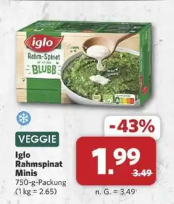 Combi Iglo Rahmspinat Minis Angebot