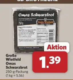 Combi Große Wietfeld Omas Schwarzbrot Angebot