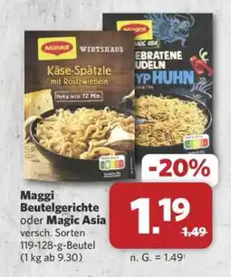 Combi Maggi Beutelgerichte oder Magic Asia Angebot