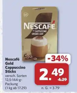 Combi Nescafé Gold Cappuccino Sticks Angebot