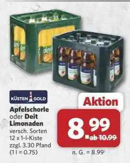 Combi Apfelschorle oder Deit Limonaden Angebot