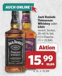 Combi Jack Daniels Tennessee Whiskey oder Likör Angebot