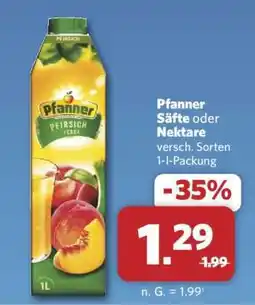 Combi Pfanner Säfte oder Nektare Angebot