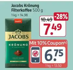Rossmann Jacobs Krönung Filterkaffee 500 g Angebot