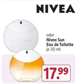 Rossmann Nivea Sun Eau de Toilette Angebot
