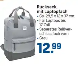 Rossmann Rucksack mit Laptopfach Angebot