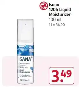 Rossmann ISANA 120h* Liquid Moisturizer Angebot
