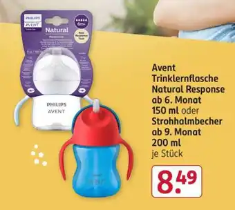 Rossmann Avent Trinklernflasche Natural Response Angebot