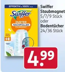 Rossmann Swiffer Staubmagnet 5/7/9 Stück oder Bodentücher 24/36 Stück Angebot