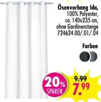 Möbel Boss Ösenvorhang Ida Angebot