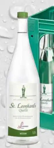 trinkgut St. Leonhard´s Quelle Mineralwasser Still Angebot