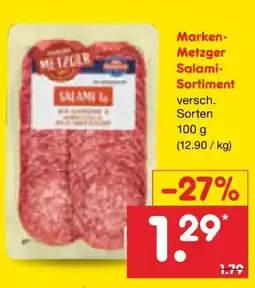 Netto Marken-Discount Stockmeyer Salami Angebot