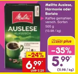 Netto Marken-Discount Melitta Auslese Klassisch Angebot