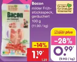 Netto Marken-Discount Ein Herz für Erzeuger Bacon Angebot