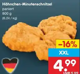 Netto Marken-Discount XXL-Hähnchen-Minutenschnitzel Angebot