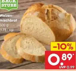 Netto Marken-Discount Netto Backstube Weizenmischbrot Angebot