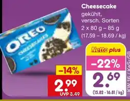 Netto Marken-Discount Oreo Cheesecakes Angebot